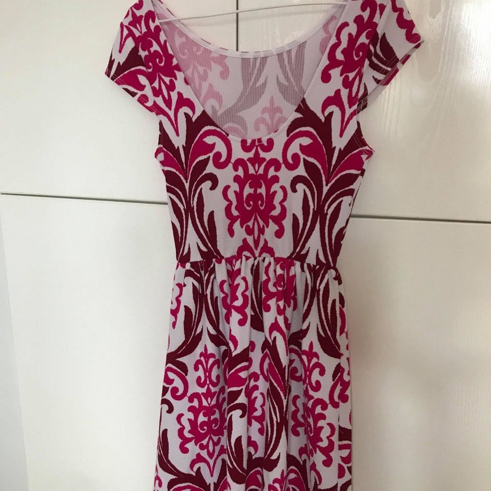 PAISLEY/CASHMERE DRESS - Picture 2 of 4